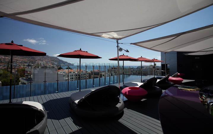 The Vine Hotel Фуншал Удобства фото The Sky Bar